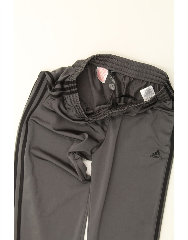 ADIDAS Boys Tracksuit Trousers Joggers 13-14 Years Grey Polyester Vintage Adidas and Second-Hand Adidas from Messina Hembry 