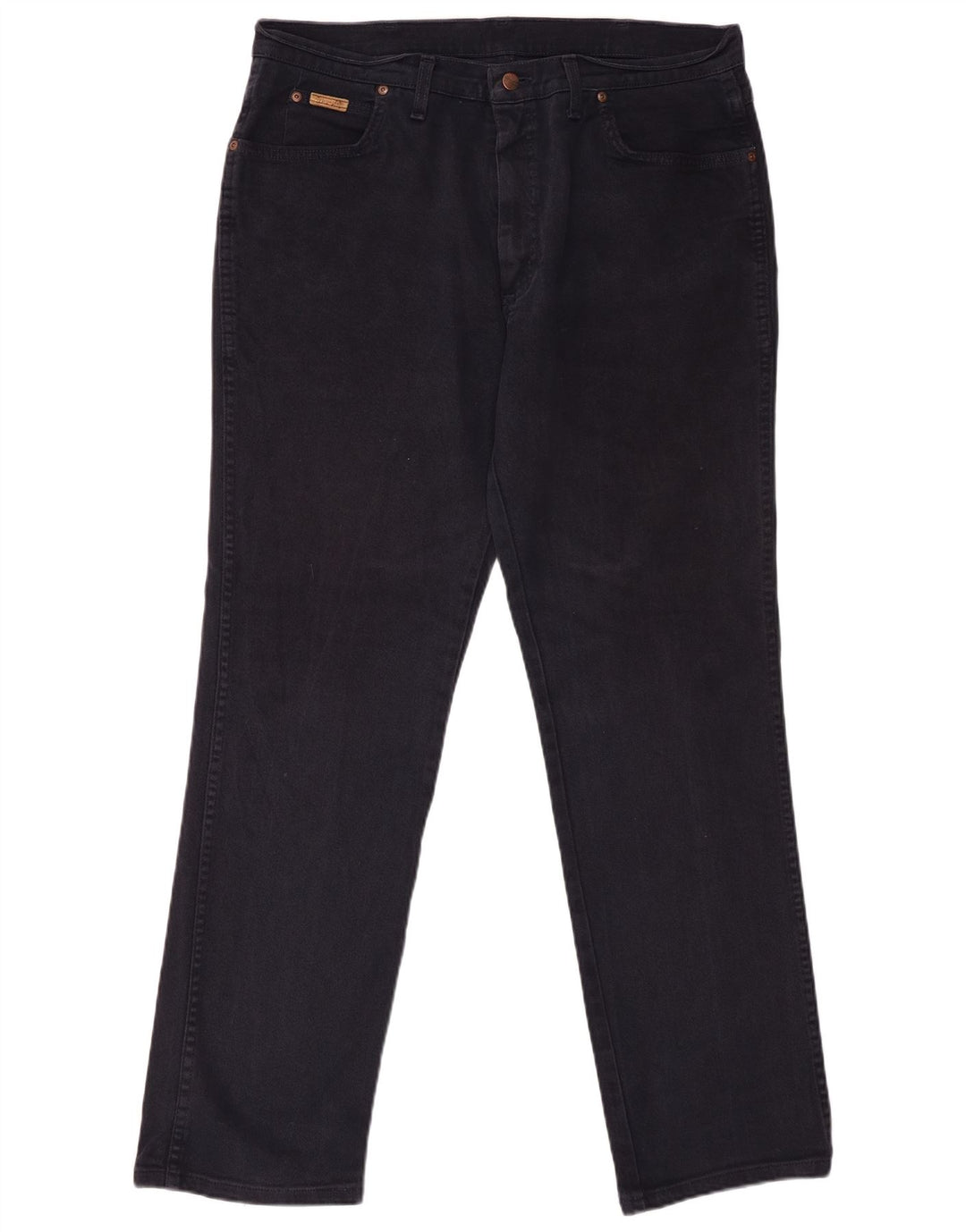 WRANGLER Muške ravne traperice Texas W38 L34 tamnoplavi pamuk