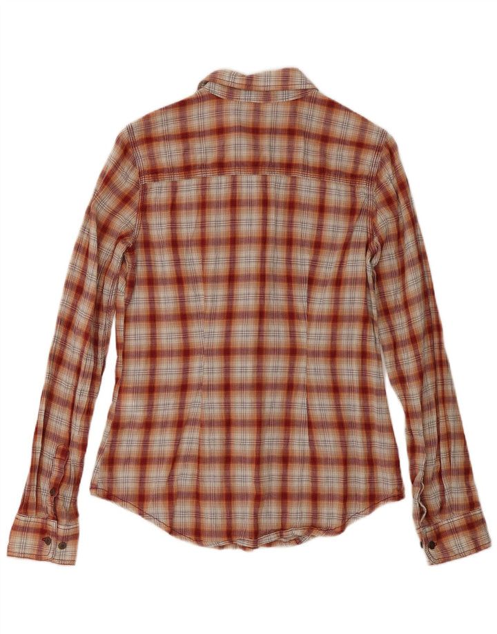 Carhartt ženska majica od flanela US 4/6 mali crveni karirani pamuk