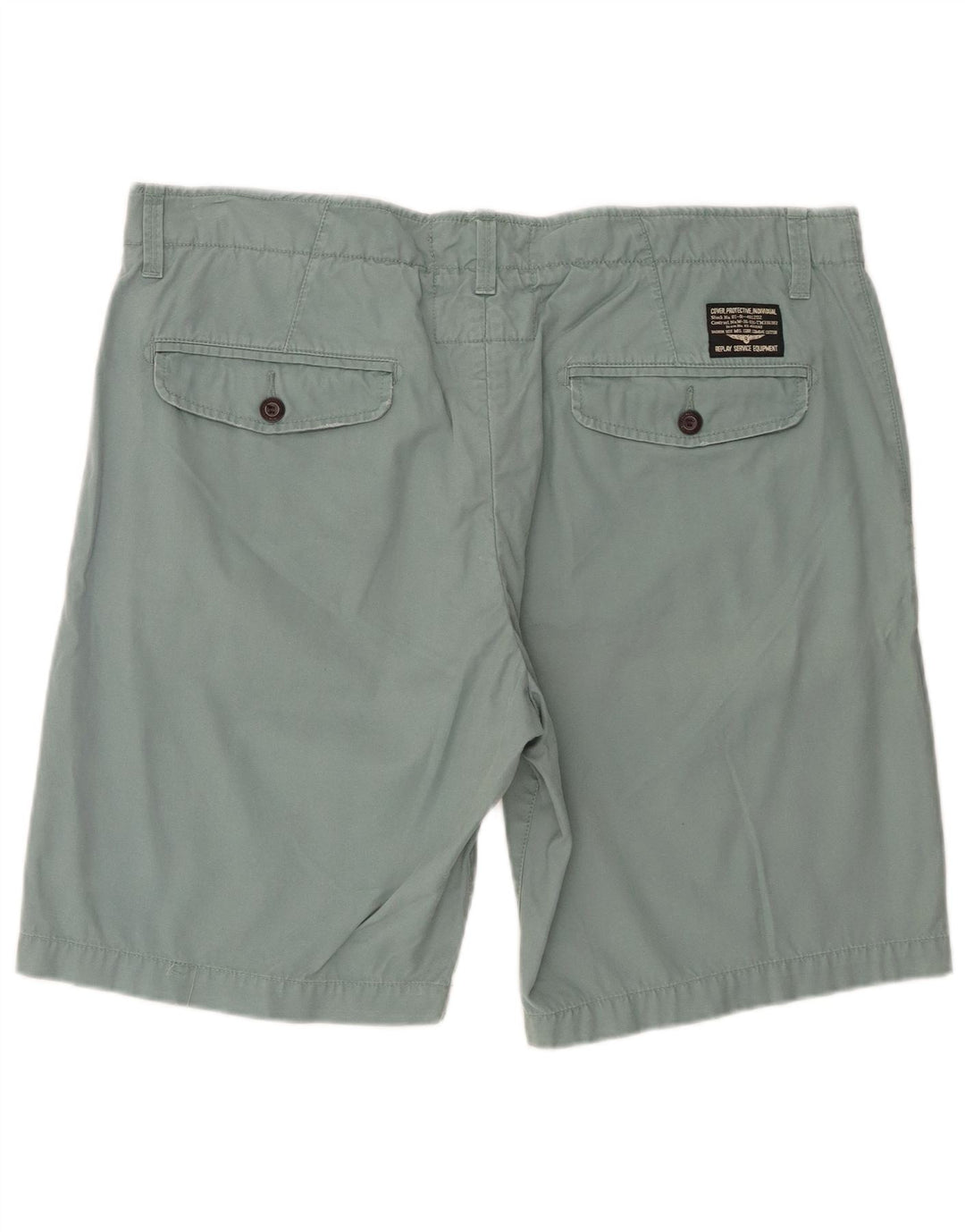 Replay Regular Regular Chino kratke hlače W36 Large Green