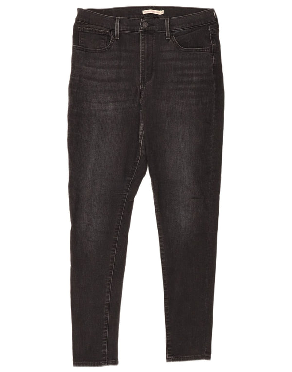 Levi's ženske 720 super uske traperice visokog rasta W31 L30 crni pamuk
