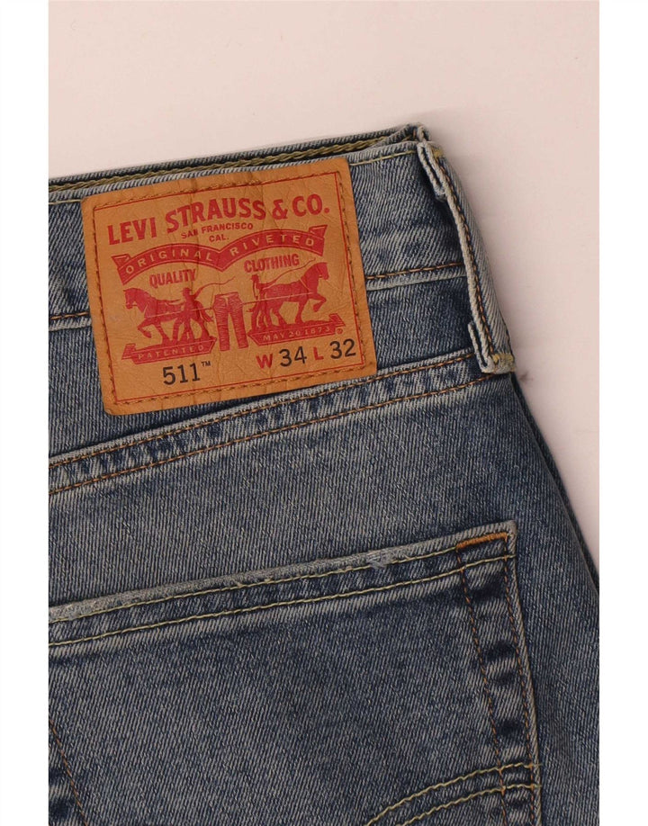 Levi's muške 511 uske traperice W34 L29 plave