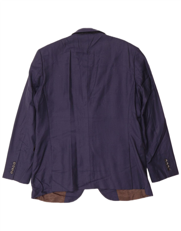 ERMENEGILDO ZEGNA Muški sako sa 2 gumba UK 44 2XL Mornarsko plava vuna