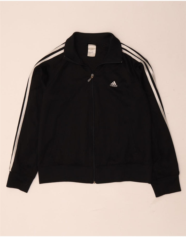 Adidas ženska gornja jakna za trenirku UK 16 veliki crni poliester