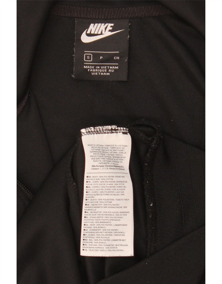NIKE muška gornja jakna s grafičkim motivima, mala crna poliesterska boja