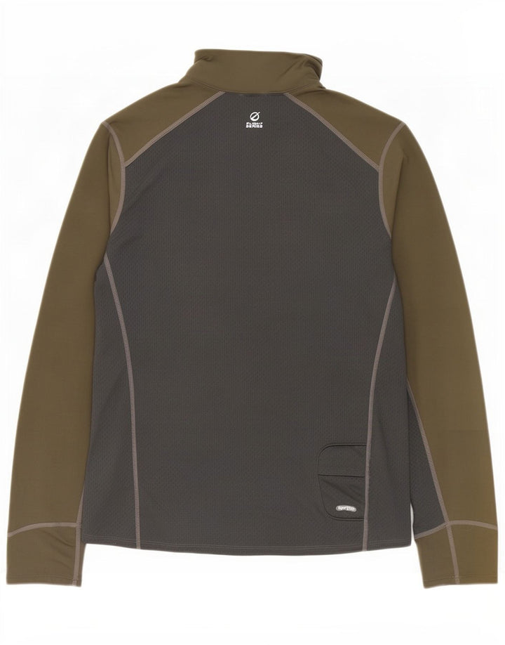 The North Face muški pulover s izrezom s patentnim zatvaračem Gornji dio trenirke veliki kaki u boji