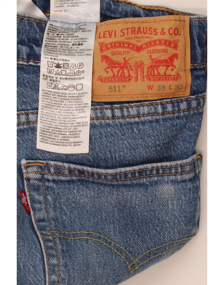Levi's muške 511 uske traperice W35 L30 plavi pamuk