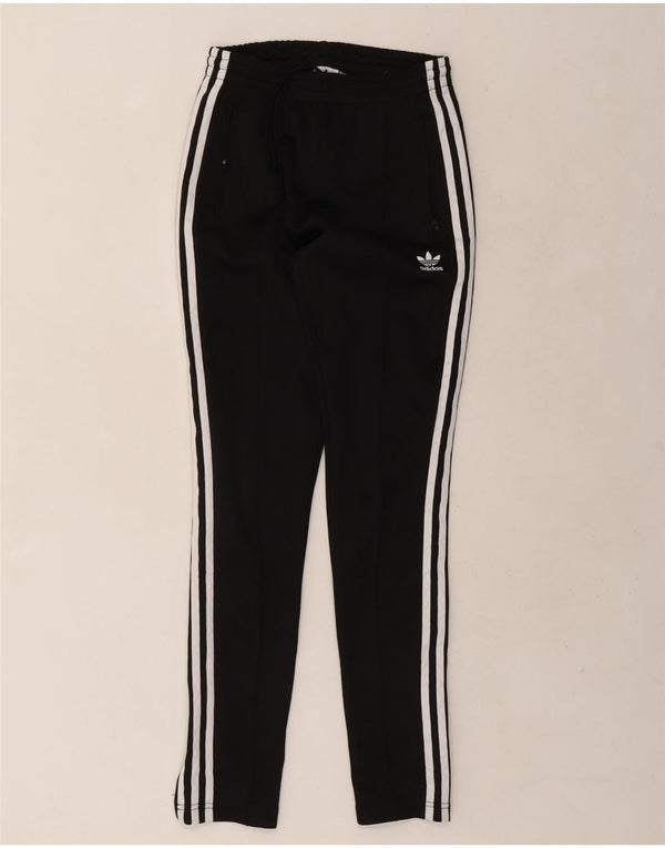 Adidas ženske Prime plave trenirke hlače UK 4 XS crni pamuk