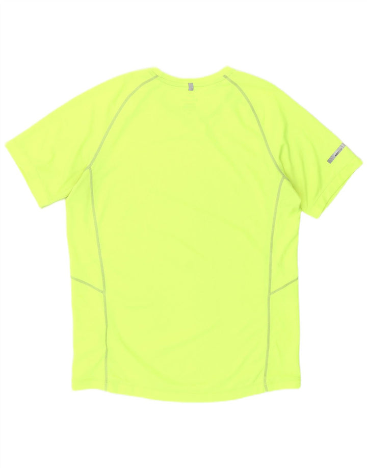 Nike Dri Fit majica kratkih rukava Srednje žuti poliester
