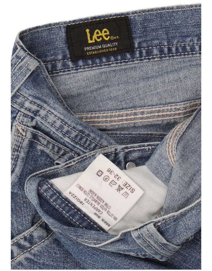 Lee muške Cargo Cargo traper kratke hlače W32 Srednje plavi pamuk