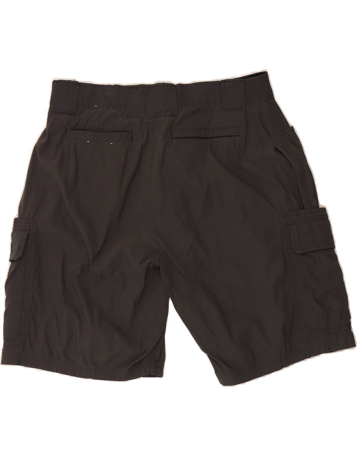 EDDIE BAUER Mens Cargo Shorts W38 XL Navy Blue Nylon Vintage Eddie Bauer and Second-Hand Eddie Bauer from Messina Hembry 