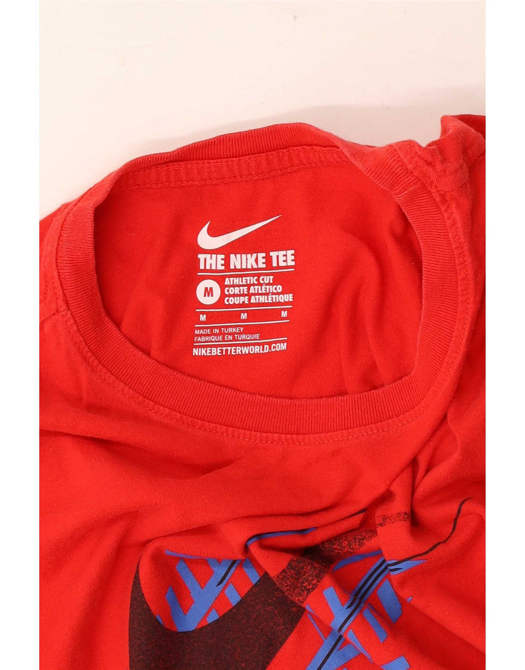 Nike muška majica atletskog kroja srednje crvene boje