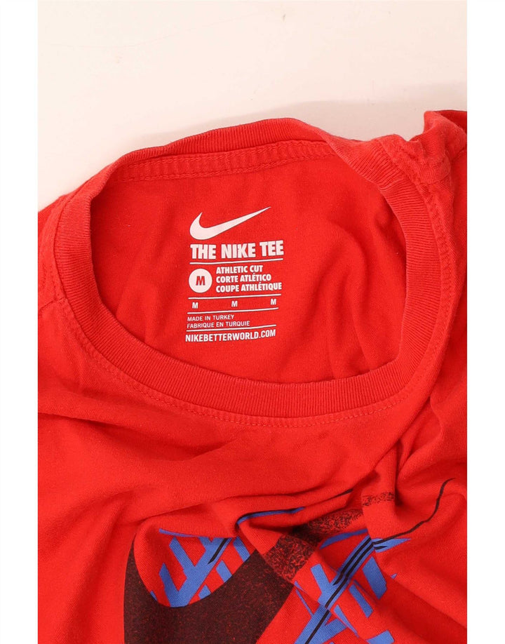 Nike muška majica atletskog kroja srednje crvene boje