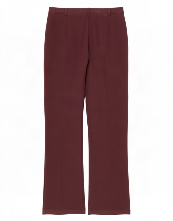 Marks & Spencer ženske hlače ravnog odijela UK 14 Srednje W30 L27 Bordo