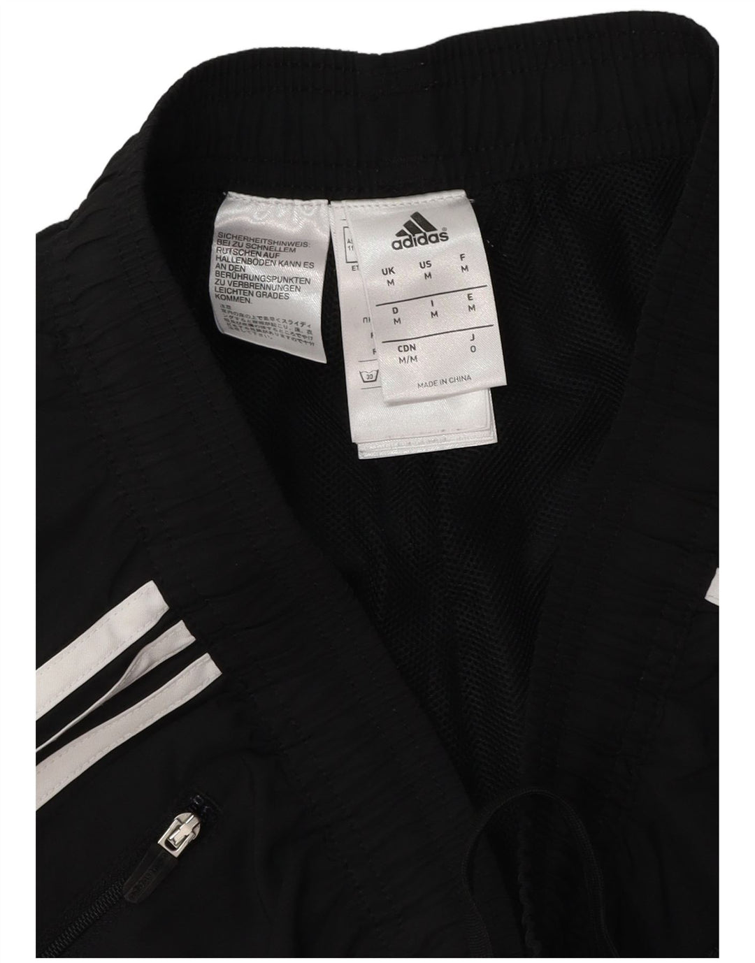 Adidas muške trenirke hlače Joggers srednje crne pruge od poliestera