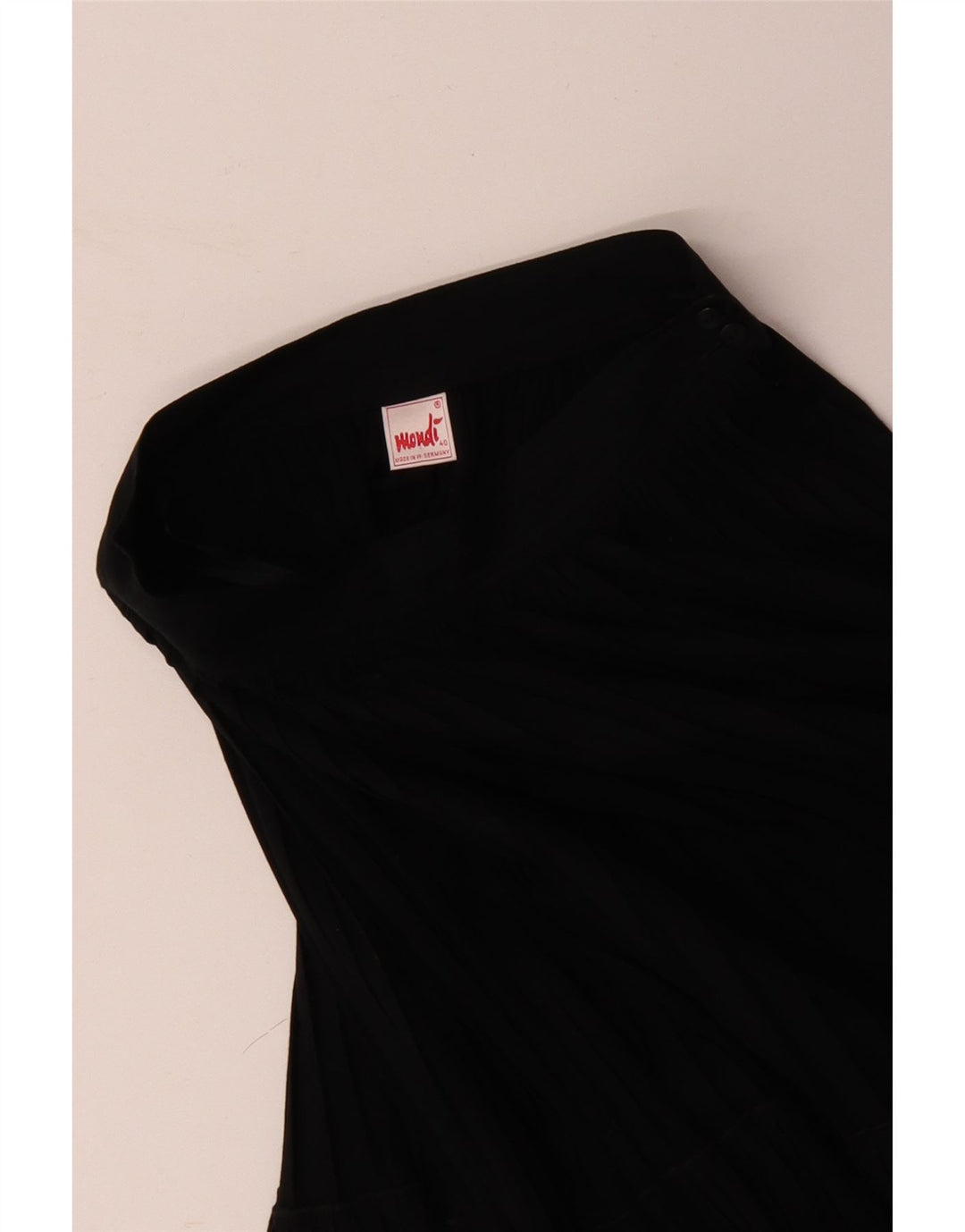 MONDI ženska plisirana suknja EU 40 Srednja W28 crni pamuk