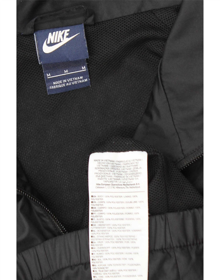 Nike Muška kišna jakna UK 38 Srednje crni poliester