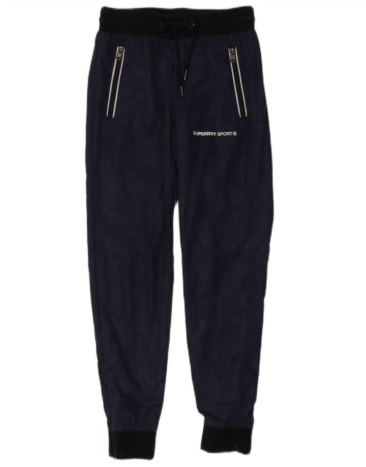 SUPERDRY Ženska trenirka Hlače Joggers UK 6 XS Mornarsko plavi životinjski print