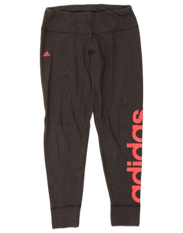 Adidas Ženske Climalite Trenirke Hlače Joggers UK 12/14 srednje sive