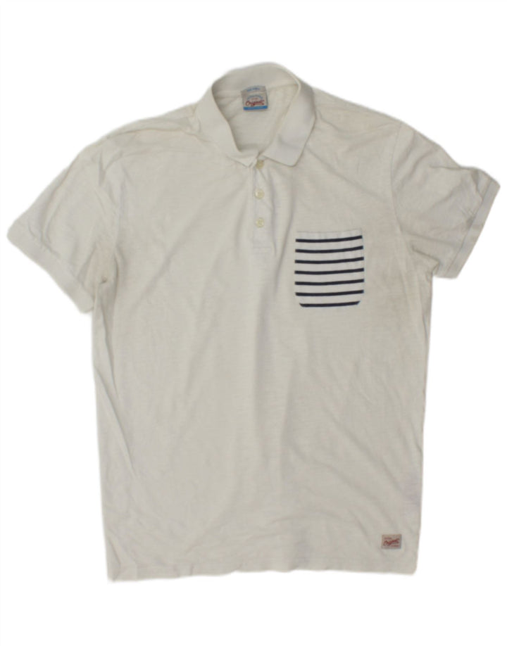 Jack & Jones muška polo majica Mala bijela pamučna