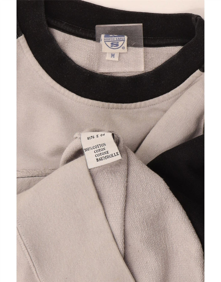 North Sails Muška trenirka s grafičkim motivima Srednje sivi pamuk u blokovima boja