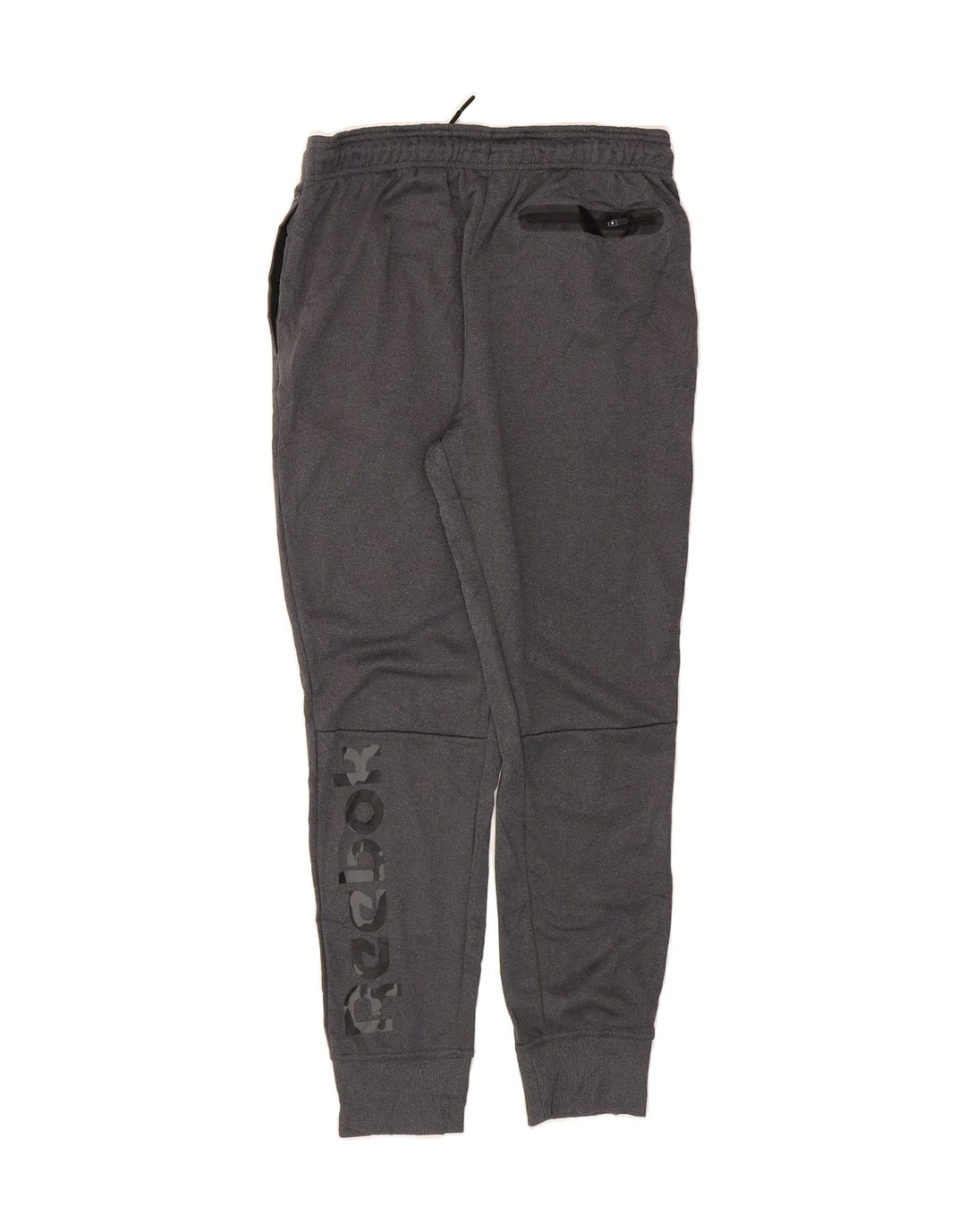 REEBOK Mens Graphic Tracksuit Trousers Joggers Medium  Grey Polyester Vintage Reebok and Second-Hand Reebok from Messina Hembry 
