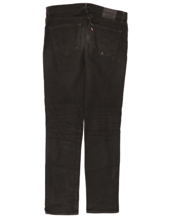 Levi's muške uske traperice W34 L34 crni pamuk