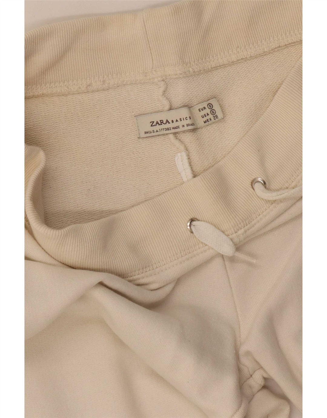 Zara ženske trenirke hlače UK 8 Small Off White