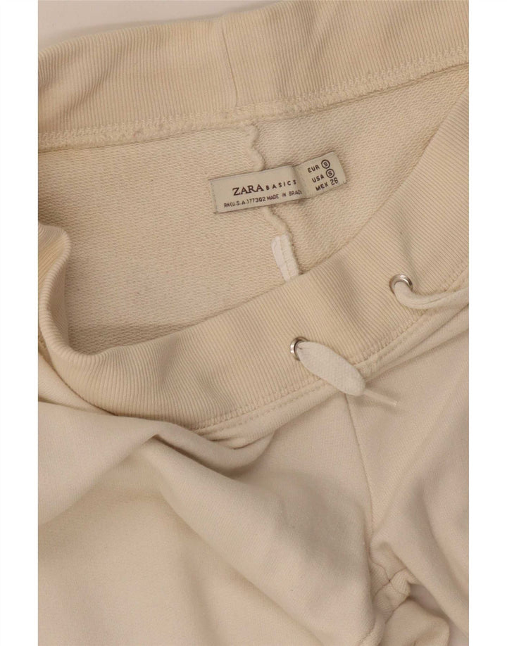 Zara ženske trenirke hlače UK 8 Small Off White