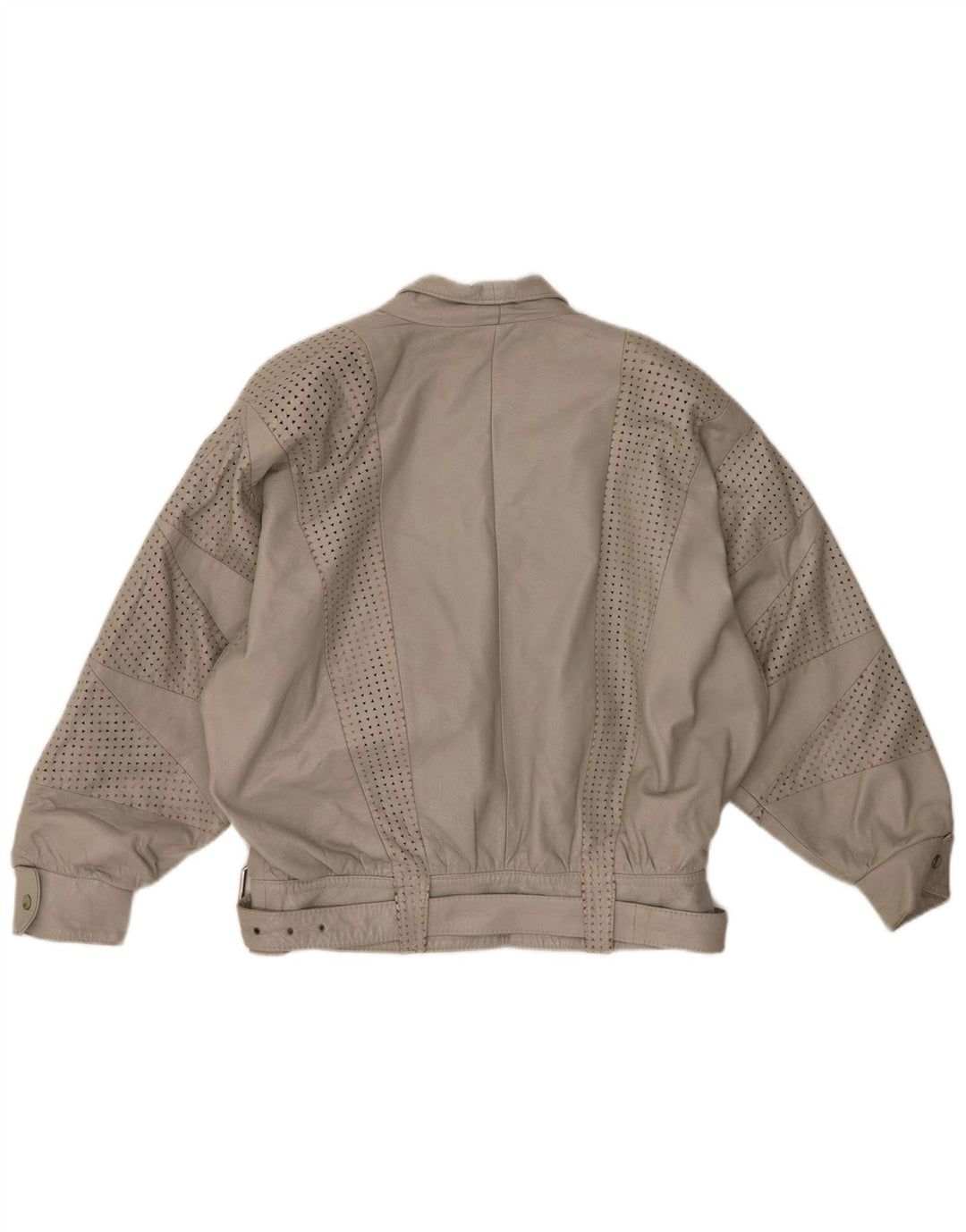 GABRIELLA BENELLI Velika ženska jakna EU 36 mala siva koža