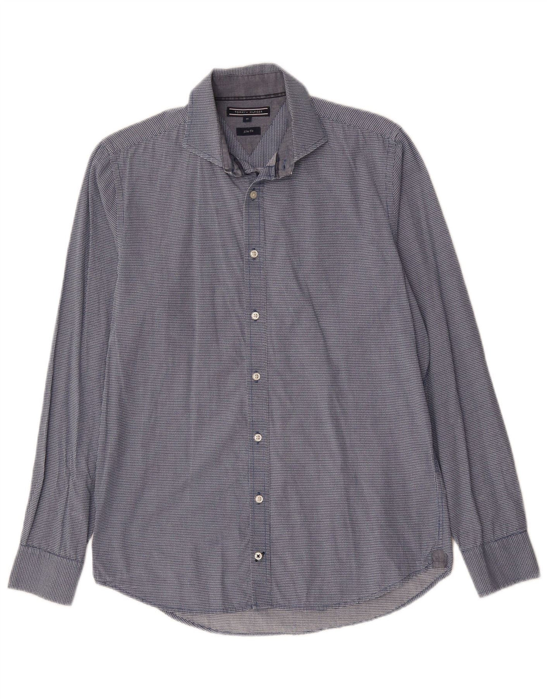 TOMMY BAHAMA Muška uska košulja Srednje plavi karirani pamuk