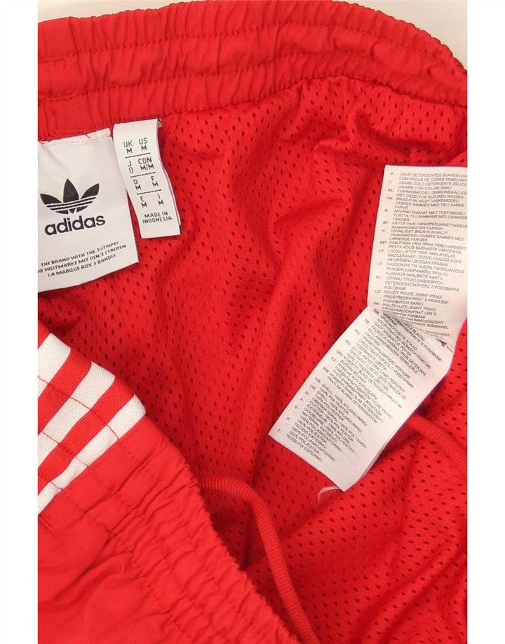 Adidas muške trenirke, srednje crvene najlonske hlače