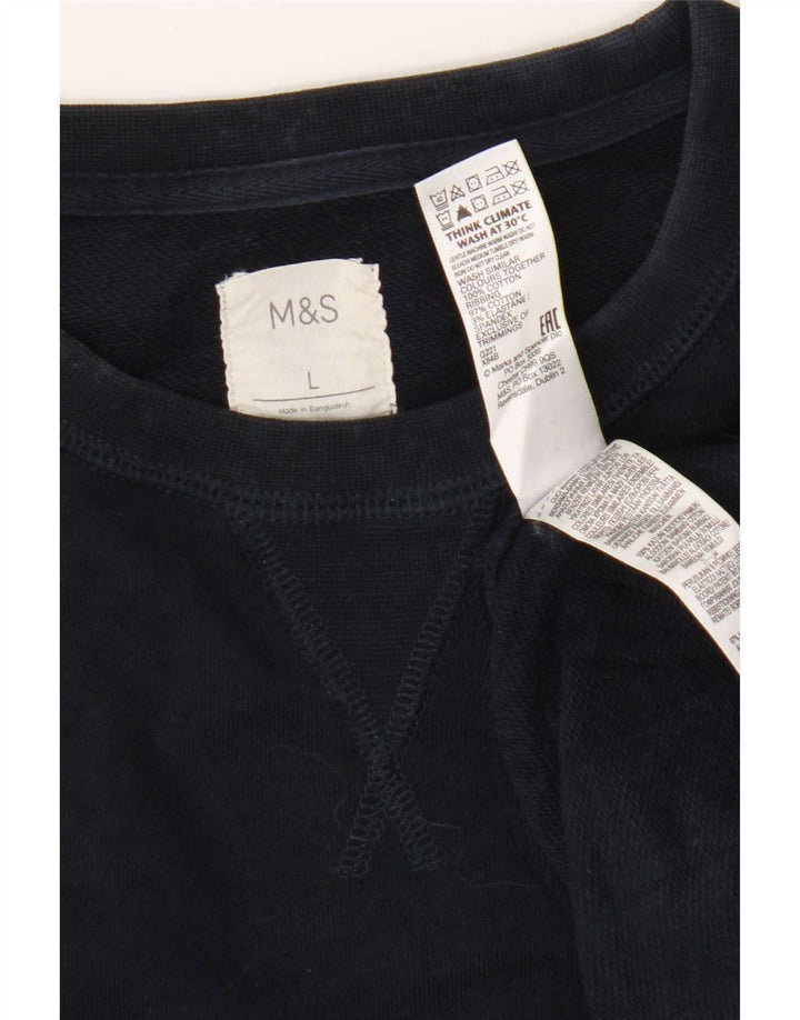 Marks & Spencer muški džemperi veliki tamnoplavi pamuk