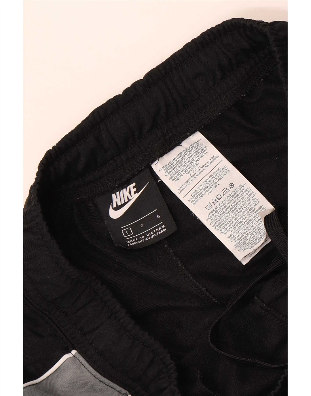 Nike muške hlače za trenirku Joggers Large Black Colourblock Poliester