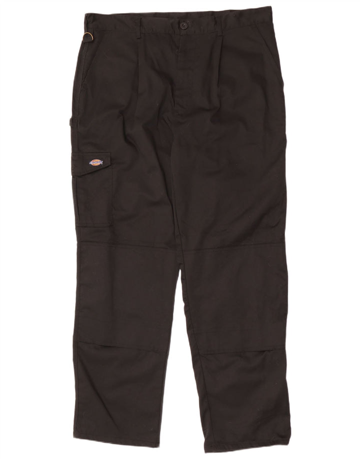 Dickies muške Redhawk ravne kargo hlače W40 L33 crni poliester