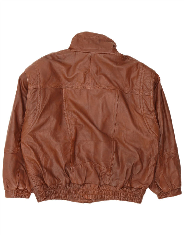 Vintage muška kožna jakna UK 40 Large Brown