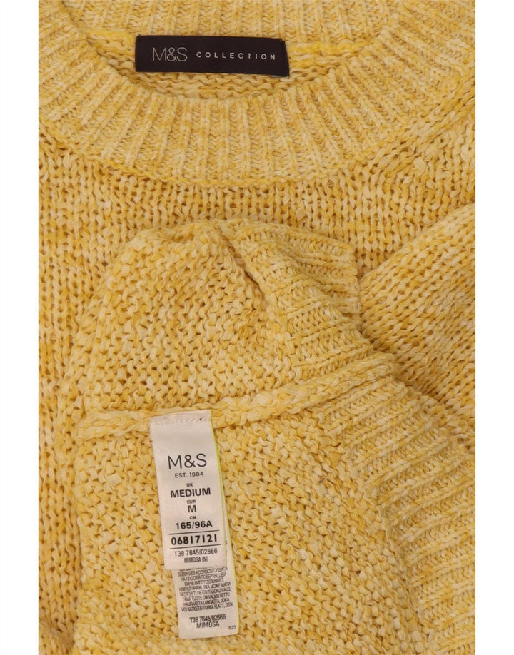 Marks & Spencer ženski džemper s okruglim izrezom UK 14 srednje žuta