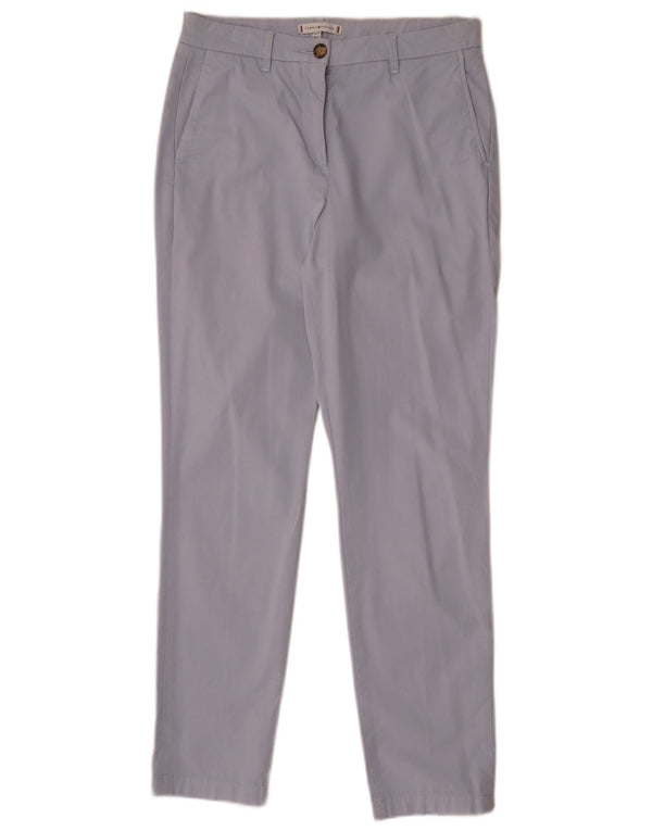 Tommy Hilfiger ženske uske chino hlače UK 8 male W30 L29 plavi pamuk