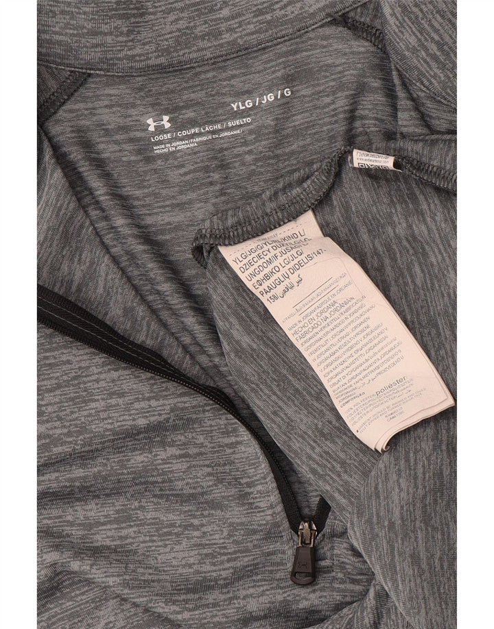 UNDER ARMOUR Pulover trenirka za dječake 11-12 godina, velike sive pruge