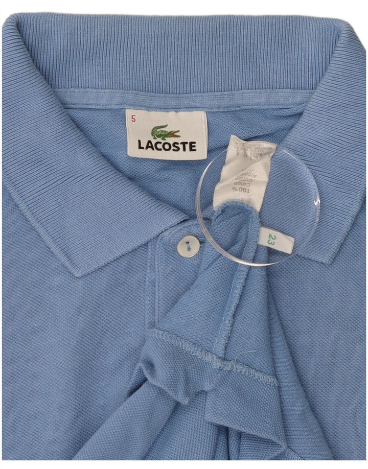 Lacoste muška polo majica veličine 5 velika plava pamuk