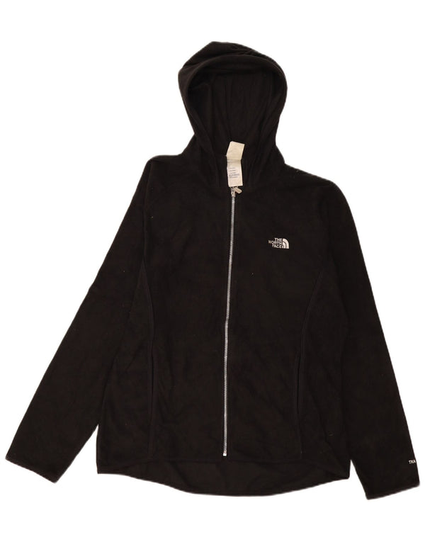 The North Face ženska flis jakna s kapuljačom UK 18 XL crni poliester
