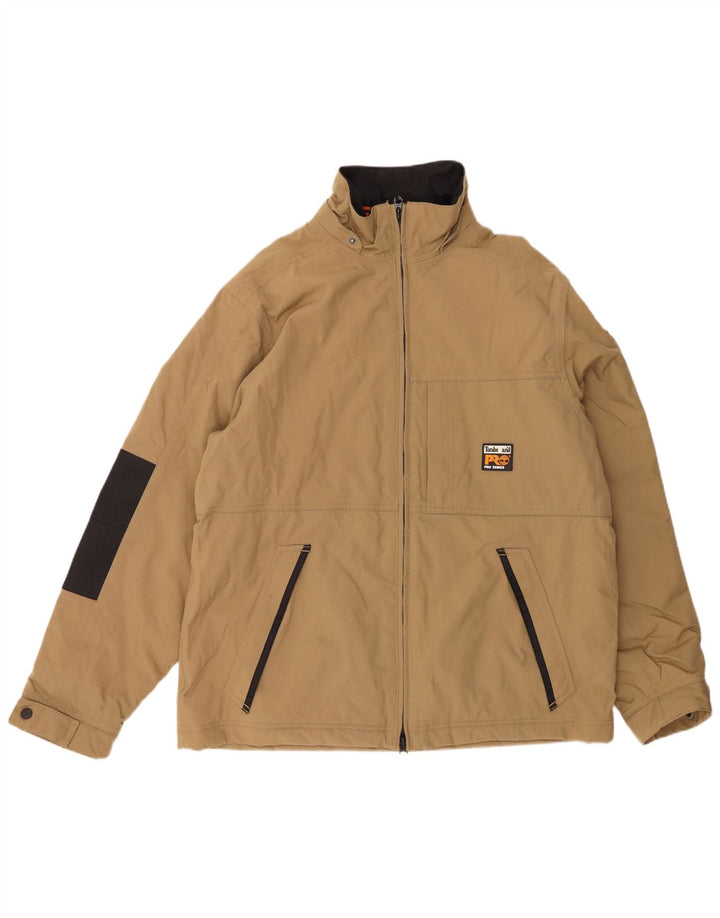 Timberland muška bomber jakna UK 40 Large Beige Colourblock Poliamid
