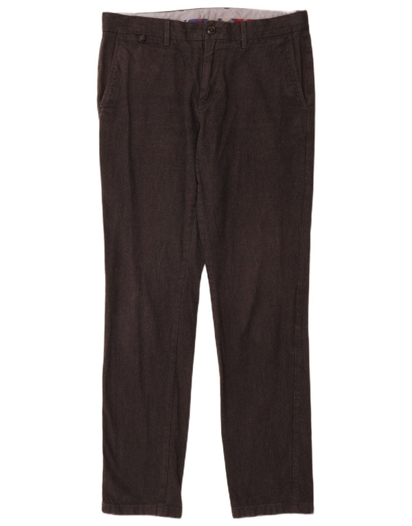 TOMMY HILFIGER Muške uske chino hlače W32 L32 Sivi pamuk