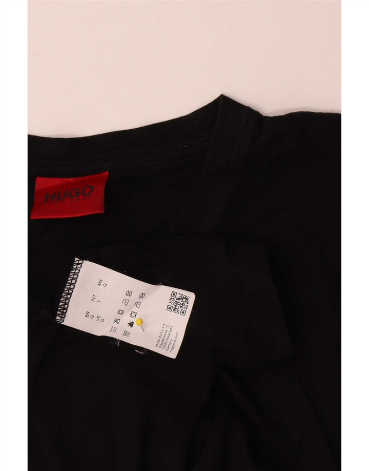 Hugo Boss Muška majica kratkih rukava Veliki crni pamuk