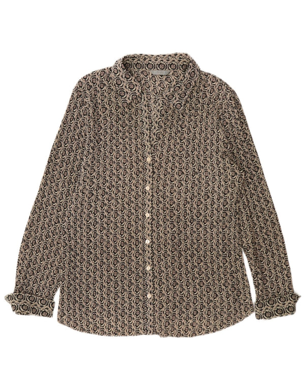 Marks & Spencer ženska svečana košulja UK 18 XL siva geometrijska
