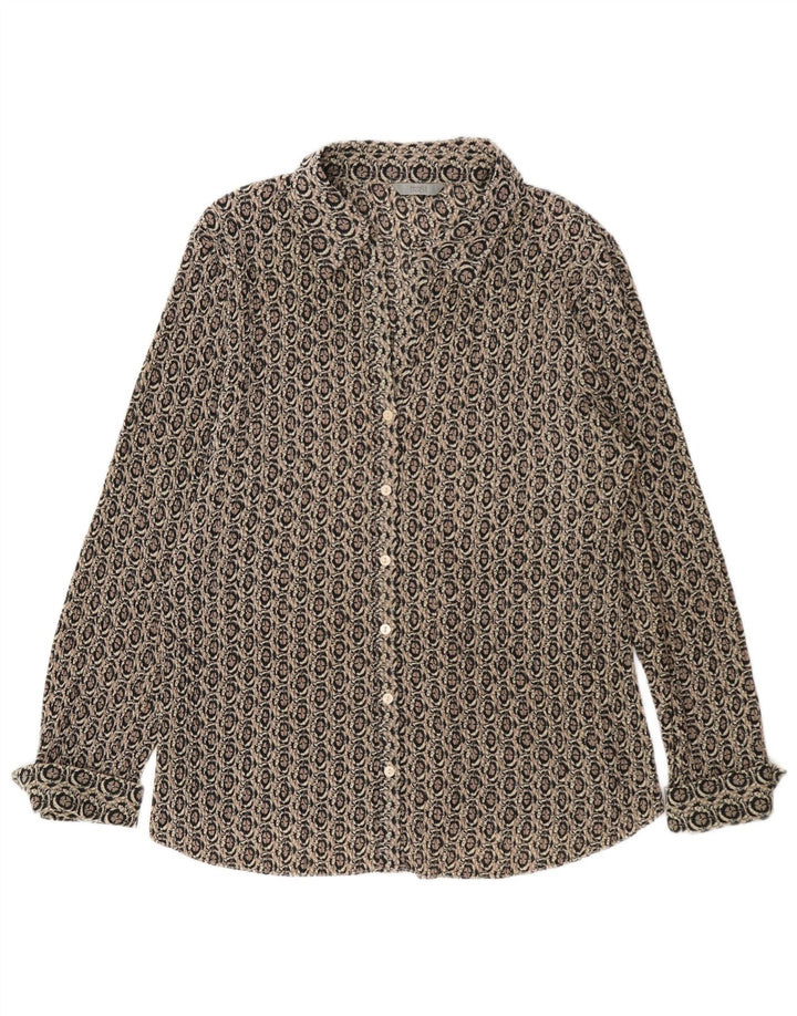 Marks & Spencer ženska svečana košulja UK 18 XL siva geometrijska