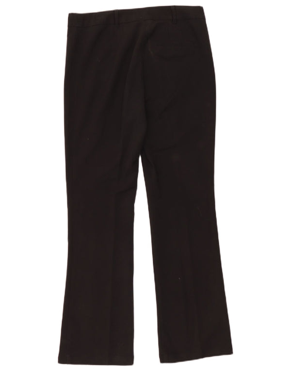 Marks & Spencer ženske ležerne hlače Bootcut UK 12 srednje W32 L30 crne