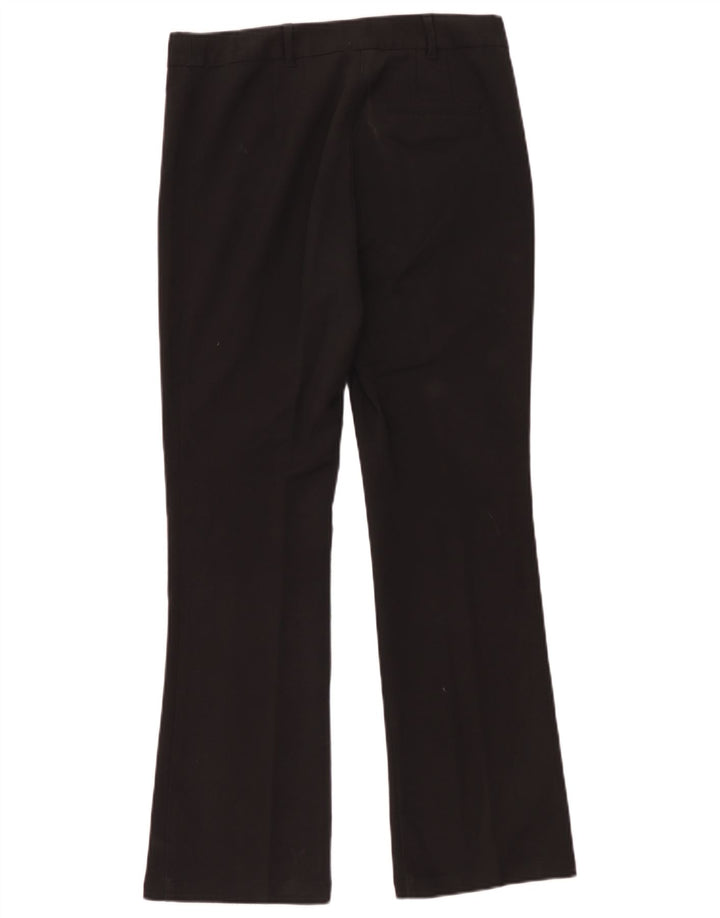 Marks & Spencer ženske ležerne hlače Bootcut UK 12 srednje W32 L30 crne