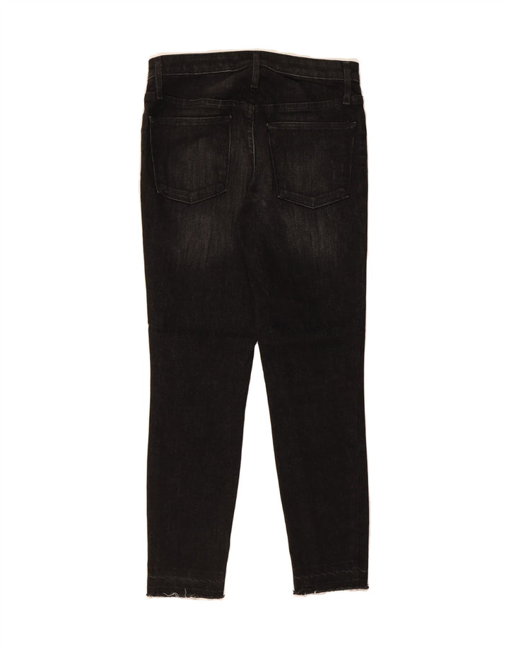 MOSSIMO Womens Power Stretch Crop Jegging Jeans US 4 Small W27 L24 Black Vintage Mossimo and Second-Hand Mossimo from Messina Hembry 