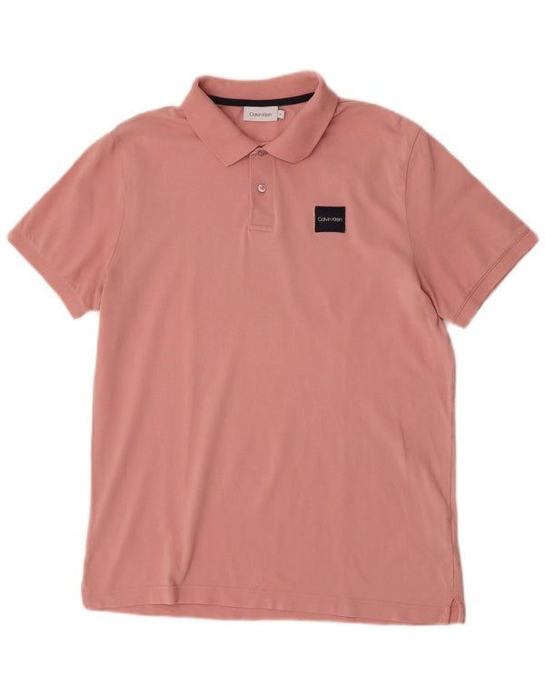 Calvin Klein muška polo majica Srednje ružičasti pamuk